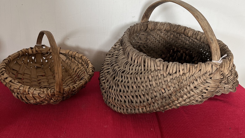 2 Heavy Splint Baskets