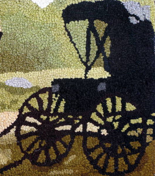 Hooked Pictorial Rug