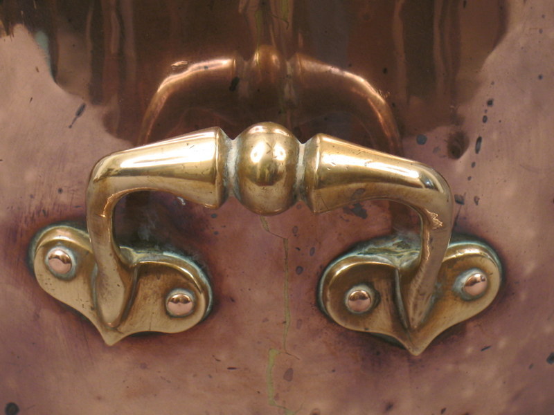 19thc. Helmet Coal Scuttle
