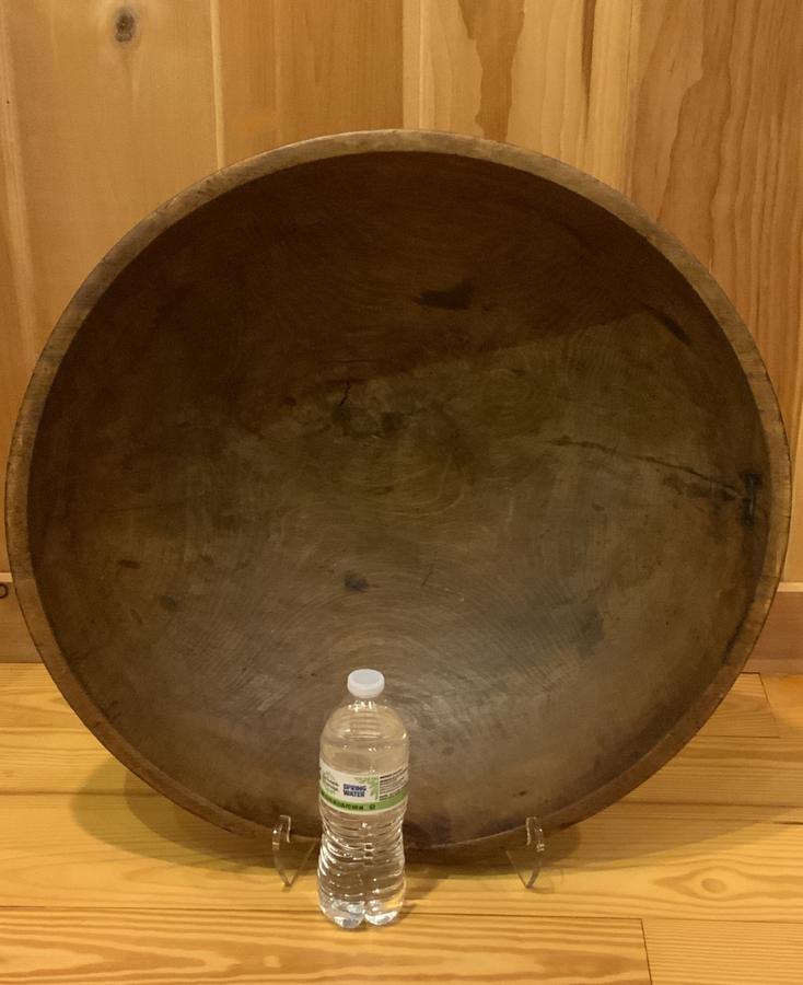 19th Century LARGE Turned Bowl
