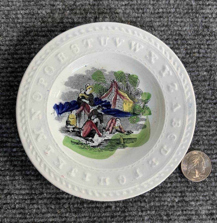 Staffordshire Child’s ABC Plate