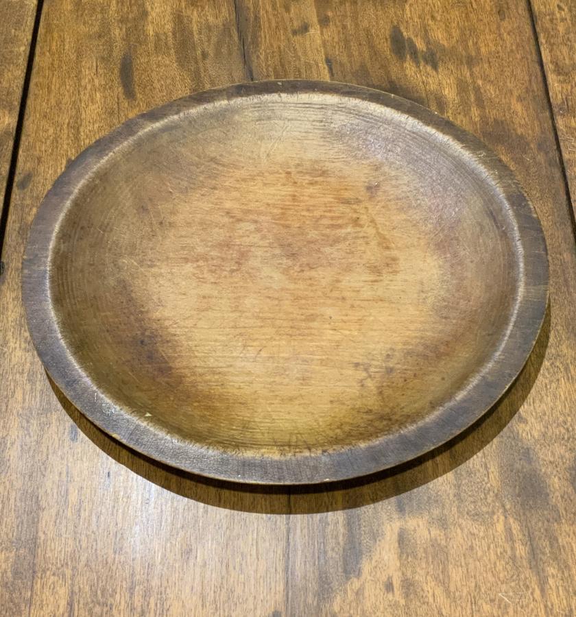 Early Treen Plate
