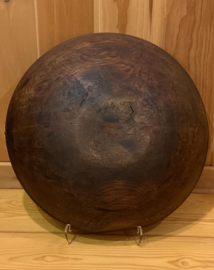 19th Century LARGE Turned Bowl