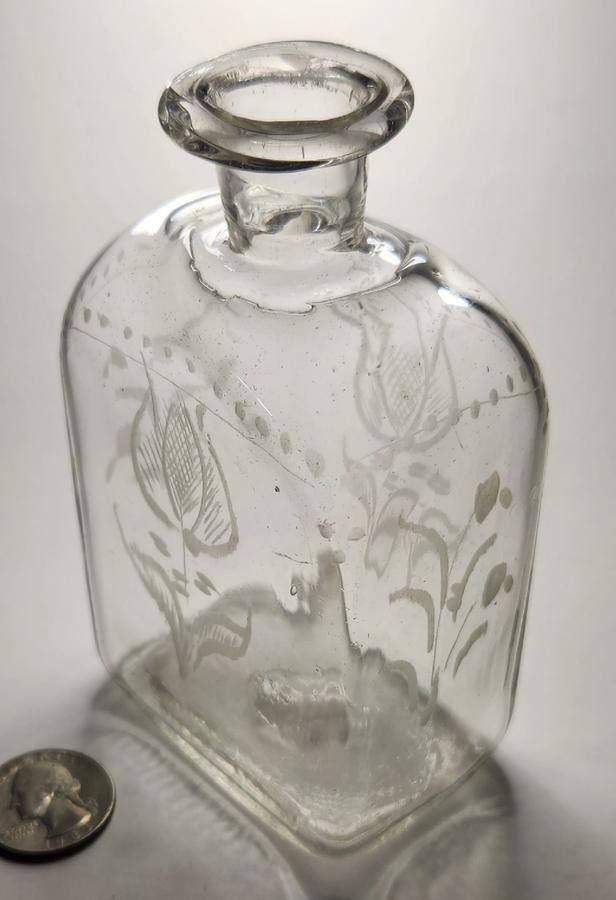 Early Stiegel Bottle