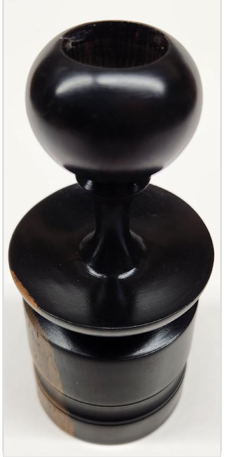 Early Ebony Candle Holder