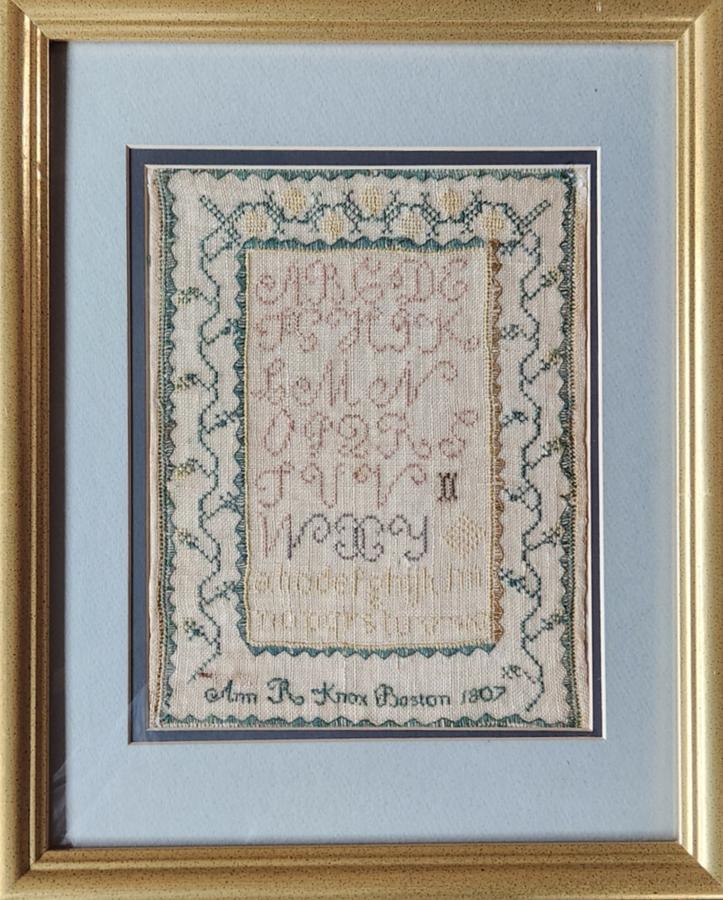 1807 Boston MA Sampler