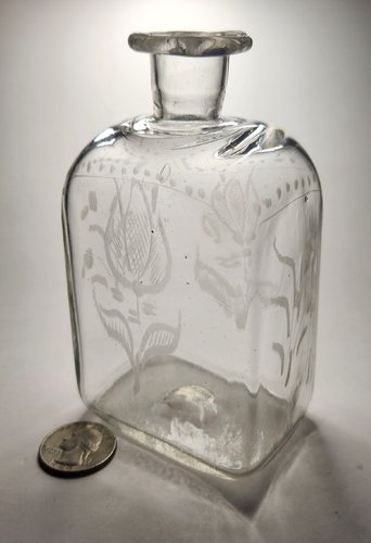 Early Stiegel Bottle