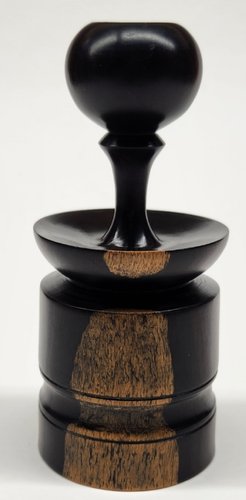 Early Ebony Candle Holder