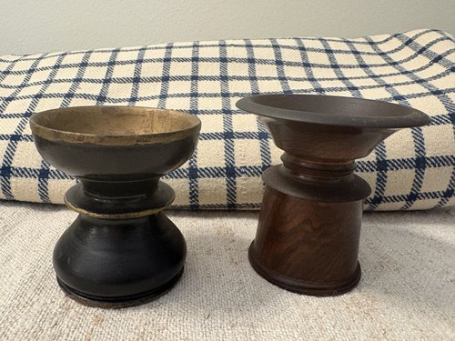 #PAIR C 1840 WOODEN SANDERS