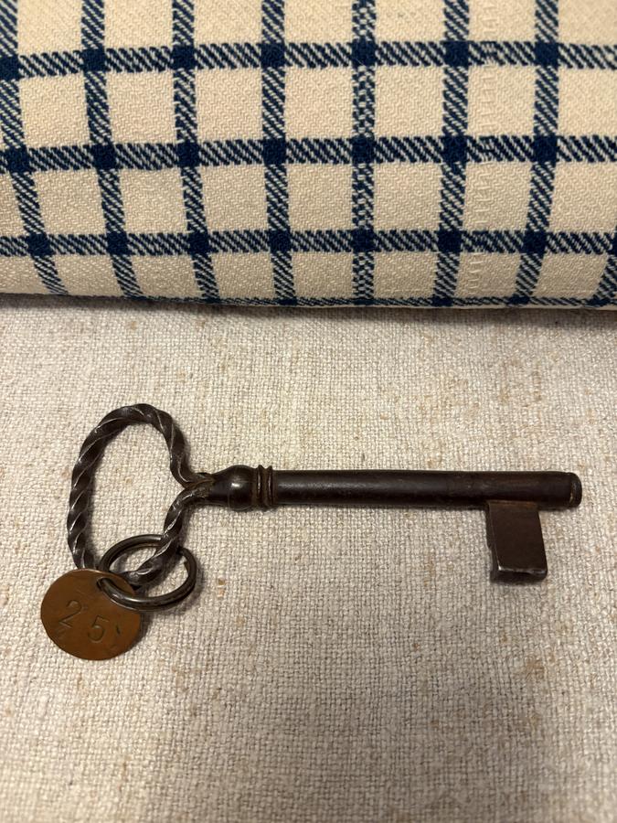 *18TH C LARGE WROUGHT IRON KEY
