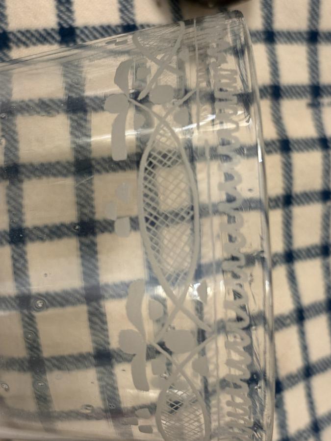 18TH C BLOWN FLIP GLASS TUMBLER