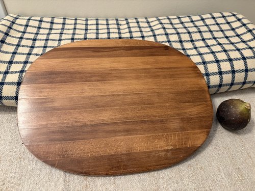 19TH C SHAKER CUTTING BOARD, BY THOS FISHER.