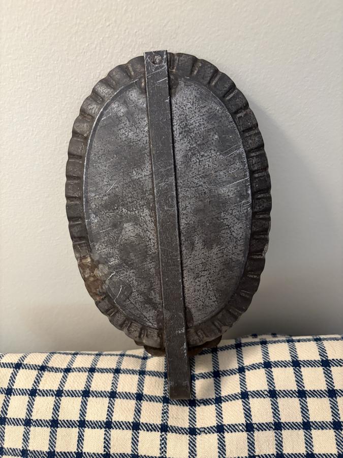 *19TH C OVAL WALL SCONCE CANDLE HOLDER