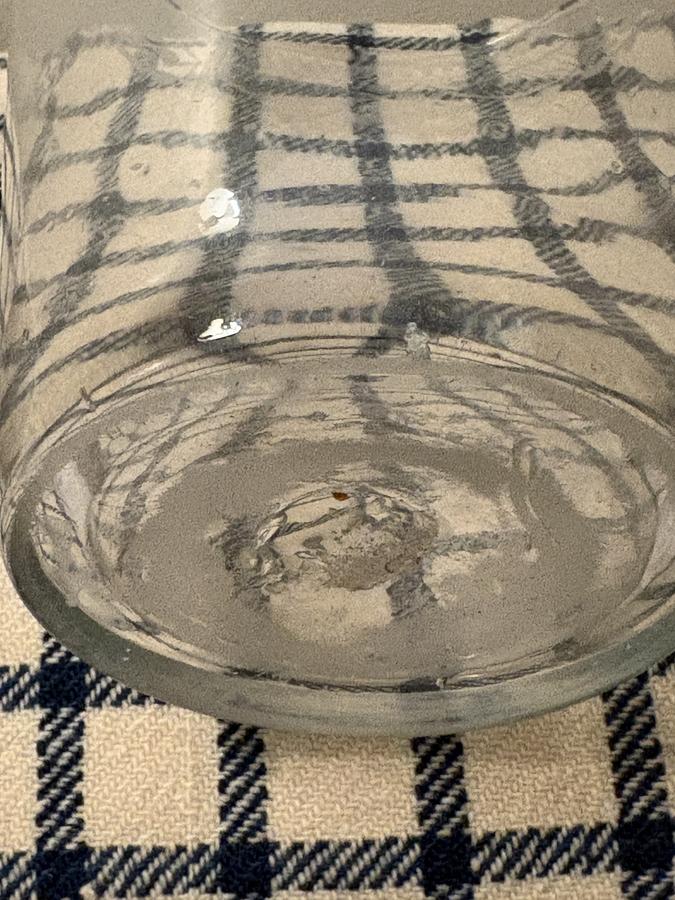 18TH C BLOWN FLIP GLASS TUMBLER