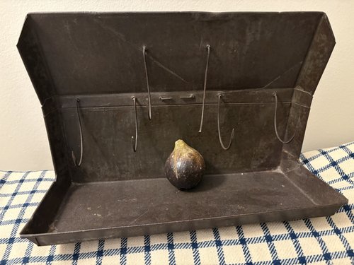 19TH C TINNED QUAIL ROASTER