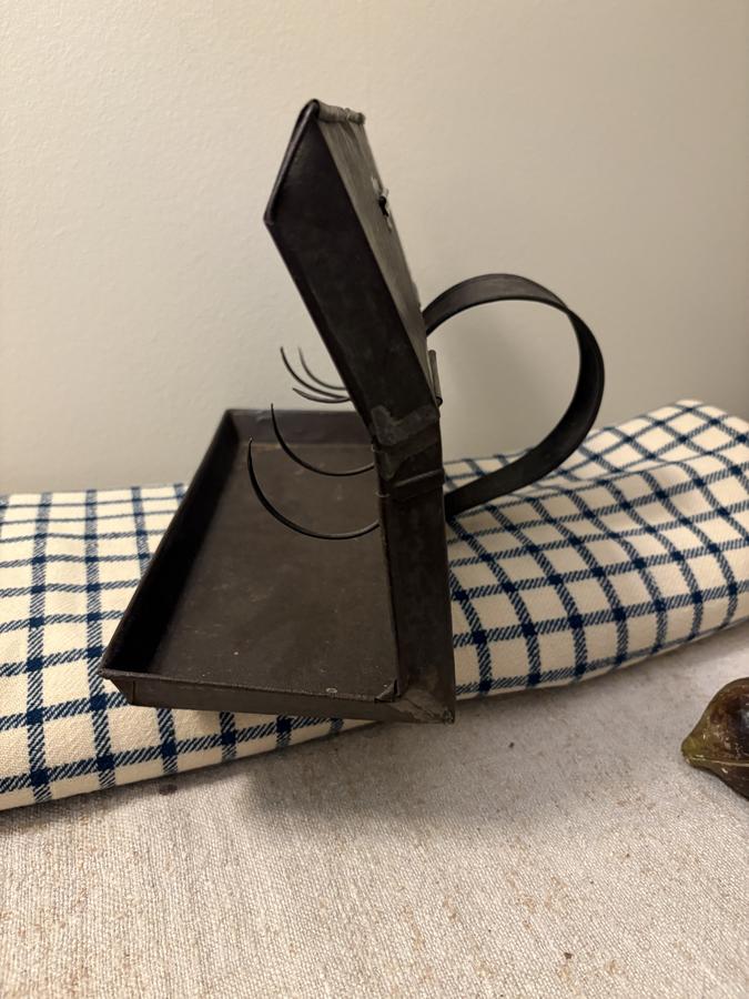 19TH C TINNED QUAIL ROASTER