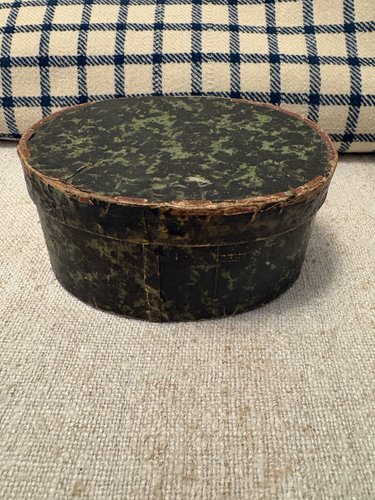 *19TH C PAPERED BOX