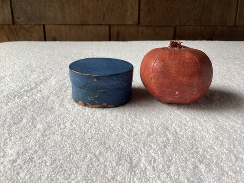 Miniature Opposing Lap Pantry Box Blue 2 3/4”