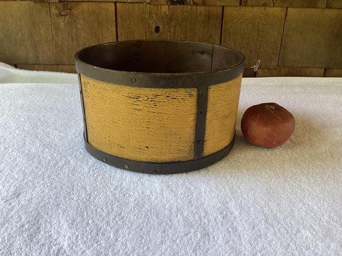 1800’s Small Thick Walled Measure 9” Yellow