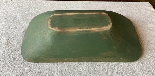 1800’s Hand Hewn Trencher 20 1/2” Apple Green