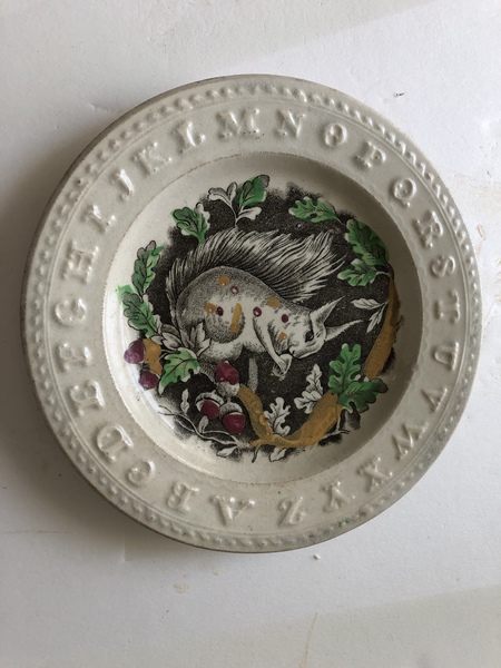 ABC child’s plate