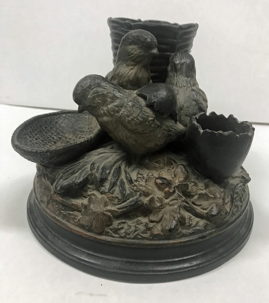 Three Peeps / Chicks Terra Cotta Cigar Holder