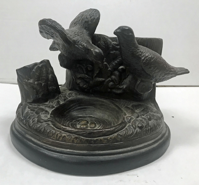 Birds at the Nest Terra Cotta Cigar Holder