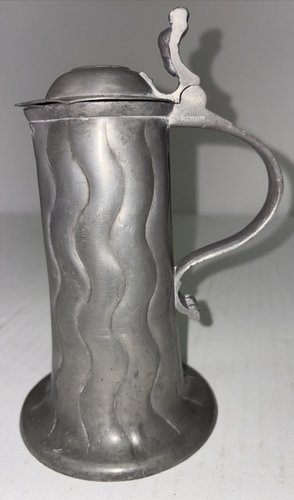 Rare Gg Leykauf Pewter Flagon