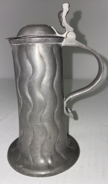 Rare Gg Leykauf Pewter Flagon