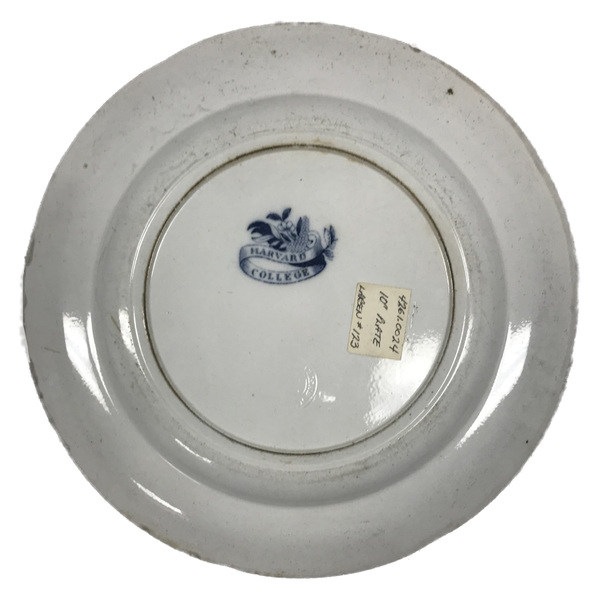 c1830 Clews Harvard College Plate