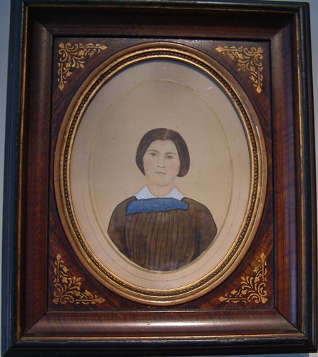 Primitive Portrait of Mary Codd (Cody) Kelly