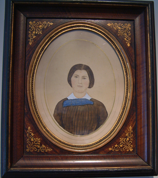 Primitive Portrait of Mary Codd (Cody) Kelly