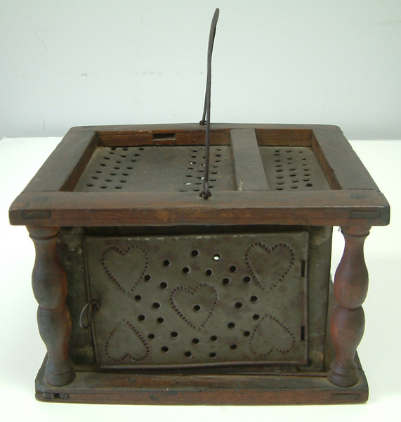 Punched Tin Foot Warmer