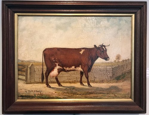 Henry H Cross Painting of a Cow