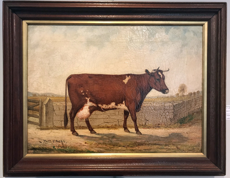 Henry H Cross Painting of a Cow