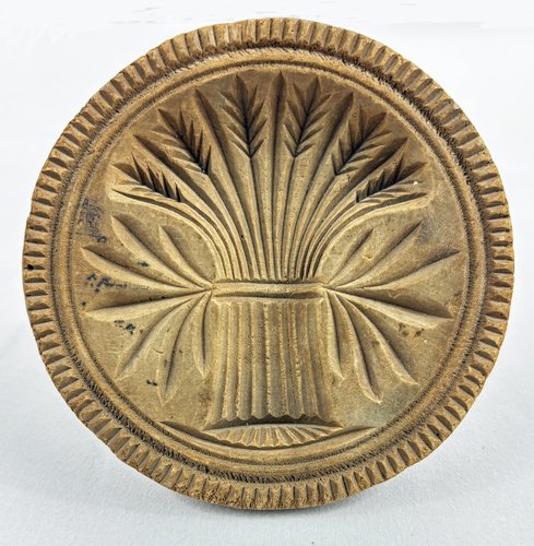 4 1/2" Deeply Carved Butter Print
