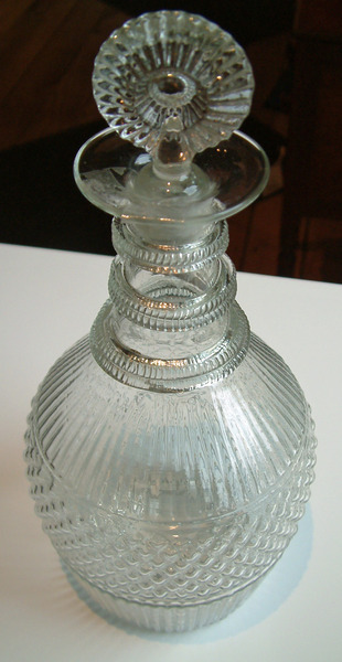 Blown Glass Decanter with Stopper