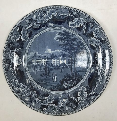 c1830 Clews Harvard College Plate