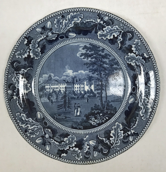 c1830 Clews Harvard College Plate