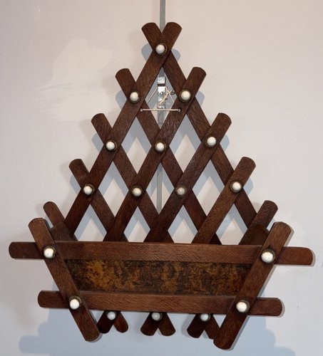 Hanging Letter Box with Lattice Back
