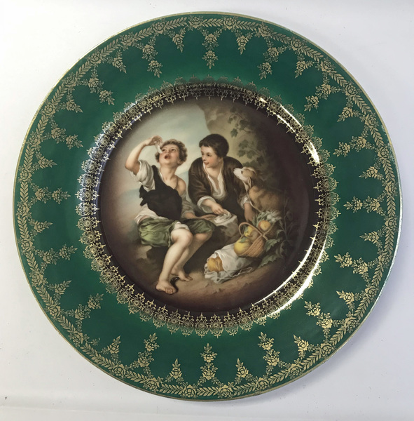 Royal Vienna Melon Boy Plate
