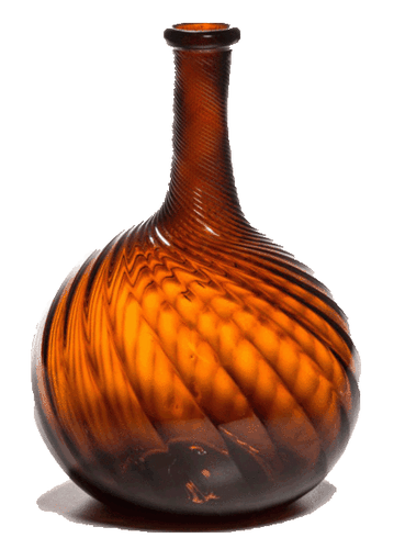 Zanesville Glass Globular Bottle