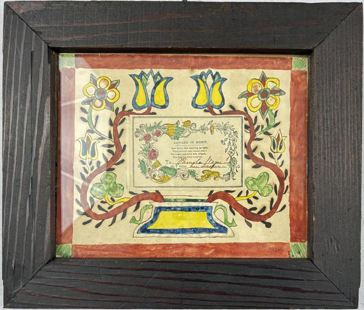 Hand Drawn and Printed Reward of Merit
