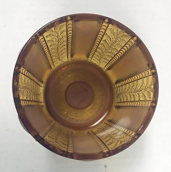 Holly Amber Covered Sugar Bowl