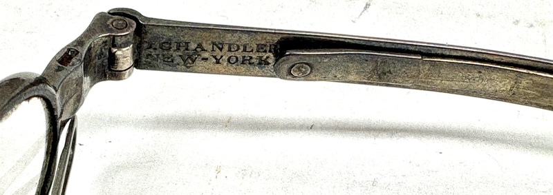 Silver Slider Reading Spectacles -D. Chandler N Y