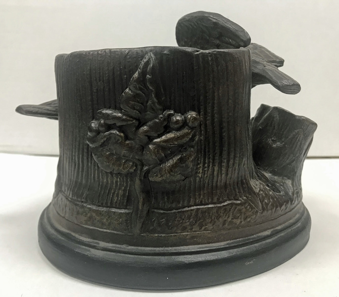 Birds at the Nest Terra Cotta Cigar Holder