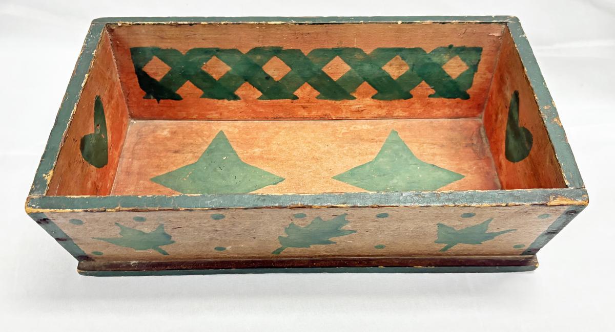 Painted Apple or Bread Tray