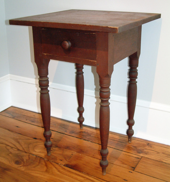 One Drawer Stand in Early Red