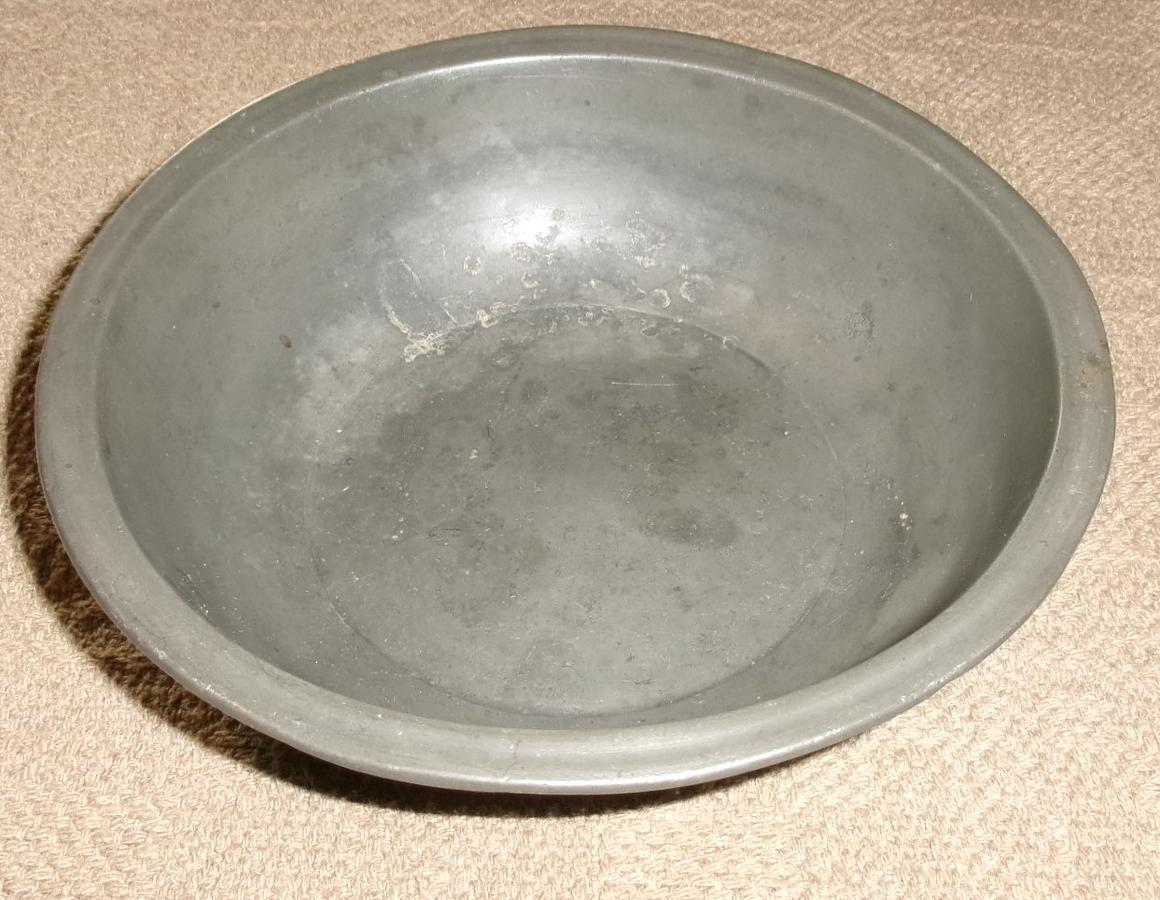 19th C. Small Pewter Bowl