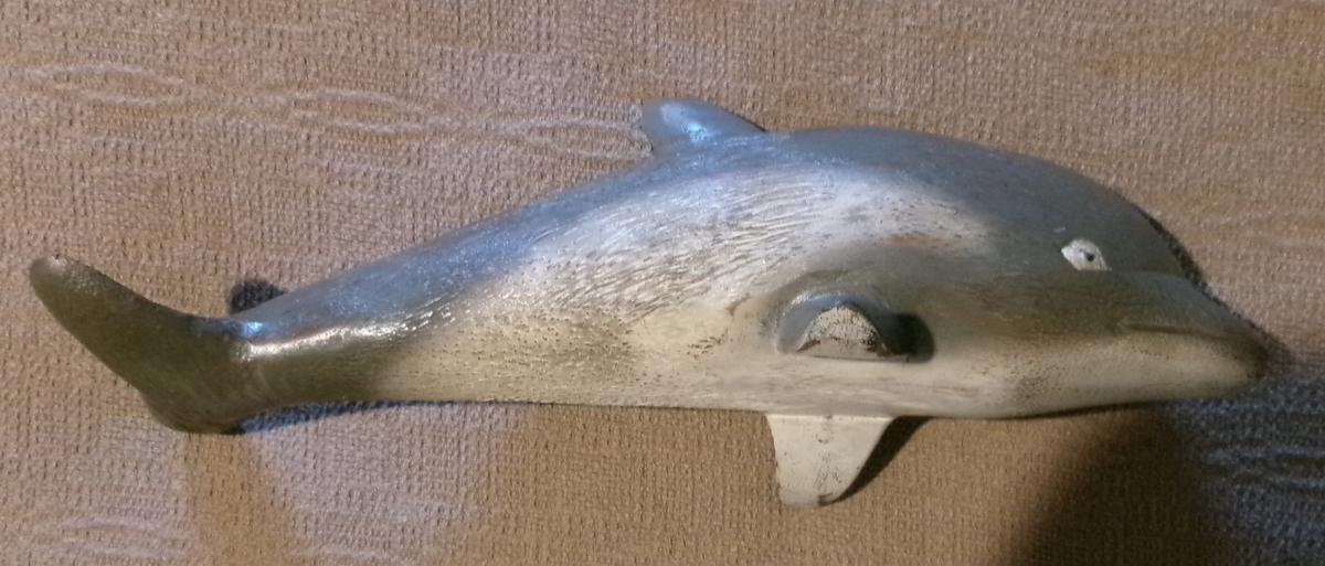 1940's Carved Folk Art Dolphin
